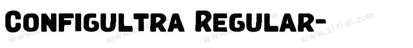 Configultra Regular字体转换
